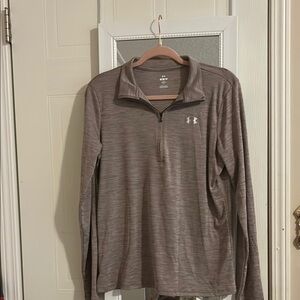 Under Armour Brown Quarter-Zip Pullover